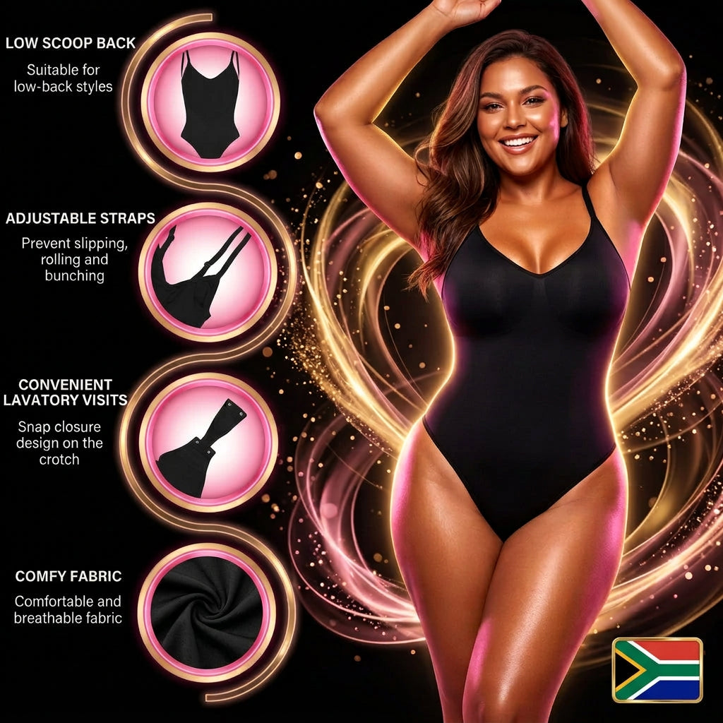 Low Back Seamless Shapewear Bodysuit Thong For Women