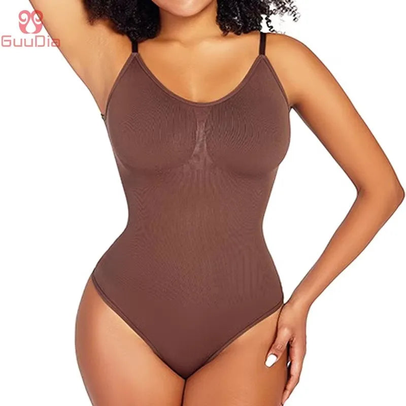 Women’s Seamless Bodysuit Shapewear – Firm Tummy Control