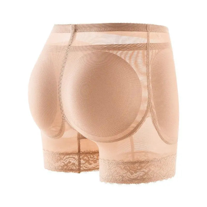 Women’s Butt Lifting Shaping Shorts With Detachable Hip Pads
